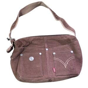 Levi's Tan Corduroy Shoulder Bag